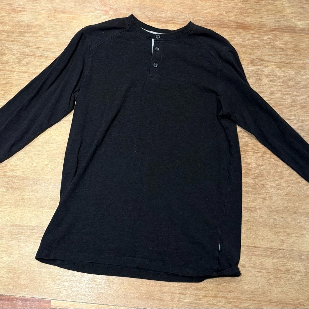 Men's Black Long Sleeve Kenneth Cole Shirt
